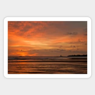 December sunrise over the North Sea Sticker